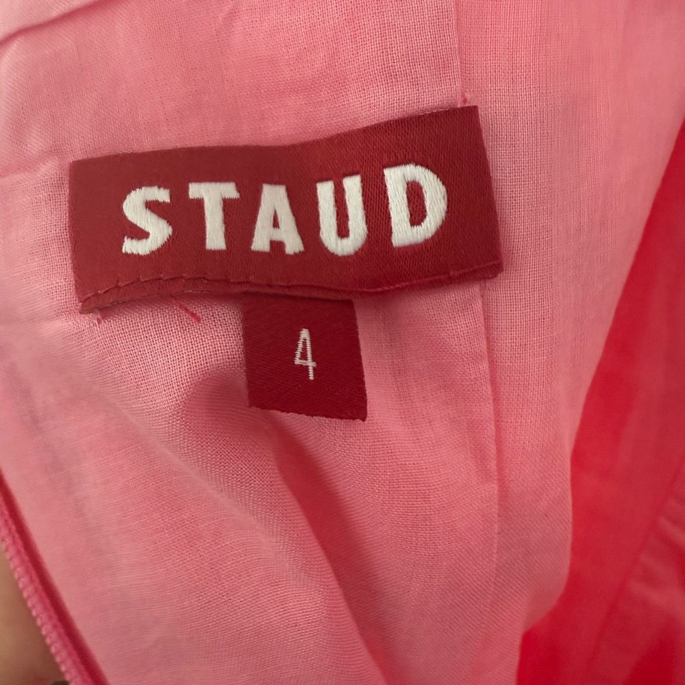 STAUD Vibrant Pink Mini Dress - Picture 4 of 5